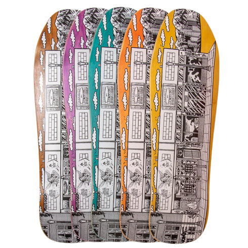 303 Boards - 303 X Todd Bratrud Stickorama Shaped Deck (9.5") *SALE